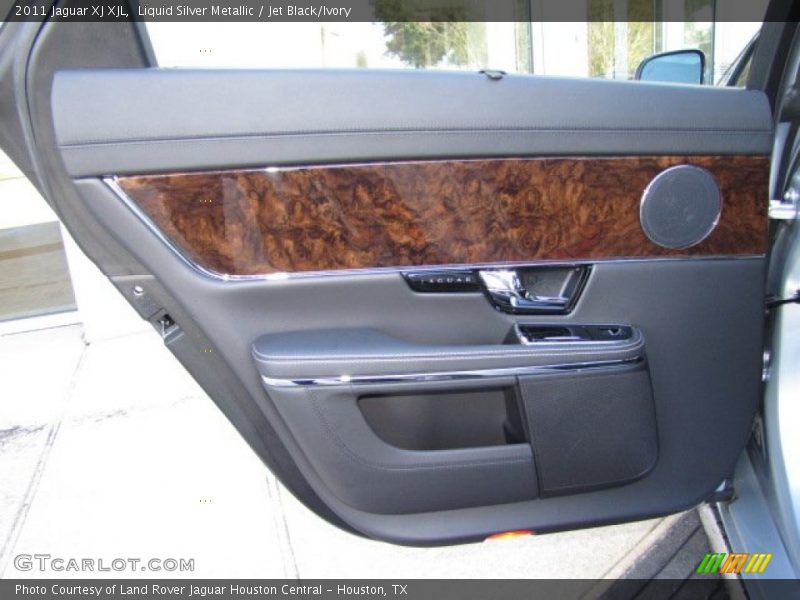 Liquid Silver Metallic / Jet Black/Ivory 2011 Jaguar XJ XJL