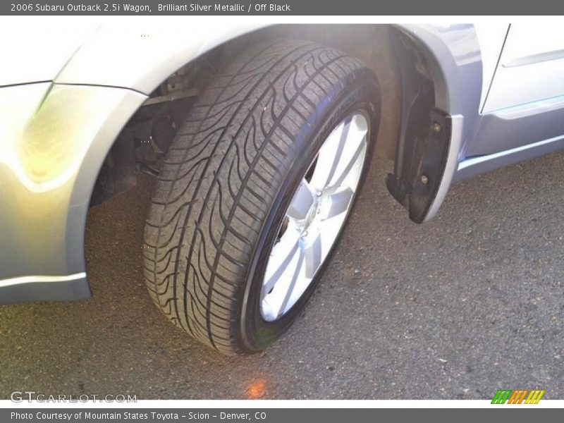 Brilliant Silver Metallic / Off Black 2006 Subaru Outback 2.5i Wagon