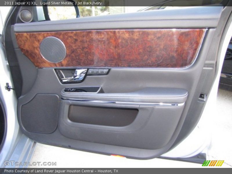 Liquid Silver Metallic / Jet Black/Ivory 2011 Jaguar XJ XJL
