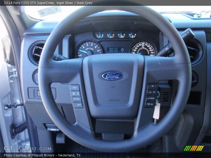 Ingot Silver / Steel Grey 2014 Ford F150 STX SuperCrew