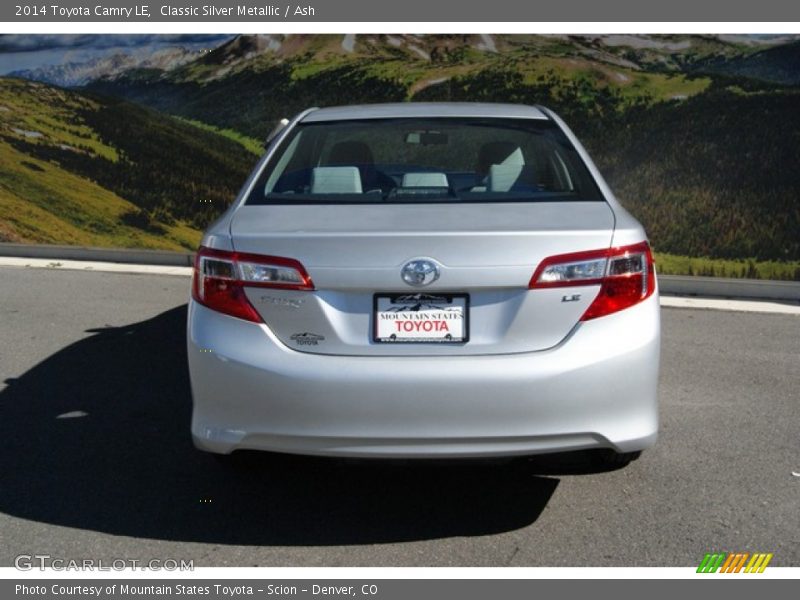 Classic Silver Metallic / Ash 2014 Toyota Camry LE
