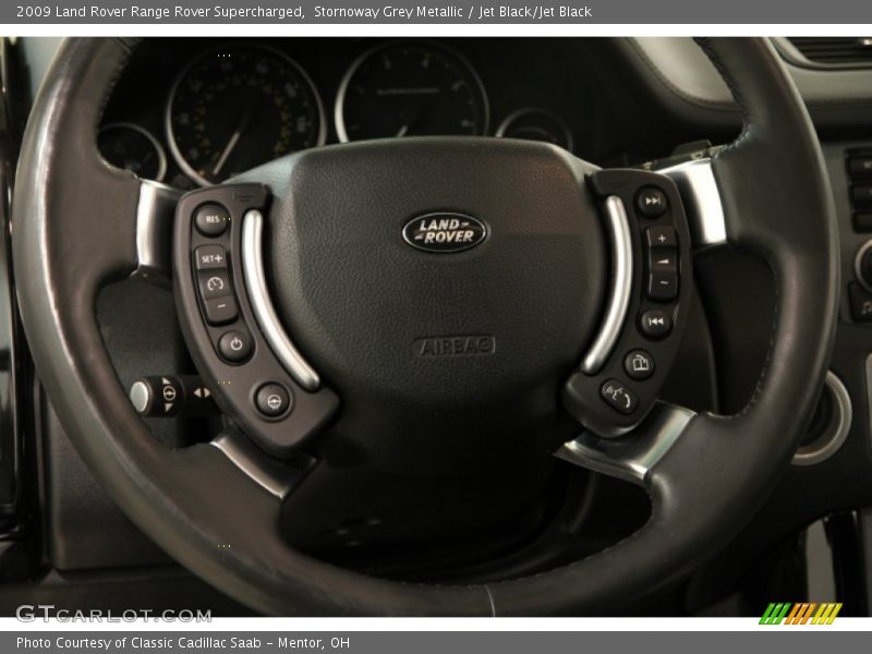 Stornoway Grey Metallic / Jet Black/Jet Black 2009 Land Rover Range Rover Supercharged