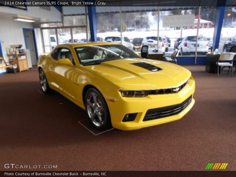 Bright Yellow / Gray 2014 Chevrolet Camaro SS/RS Coupe