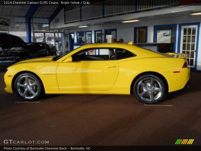 Bright Yellow / Gray 2014 Chevrolet Camaro SS/RS Coupe