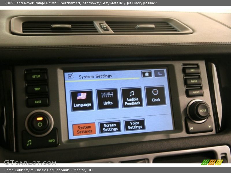 Stornoway Grey Metallic / Jet Black/Jet Black 2009 Land Rover Range Rover Supercharged