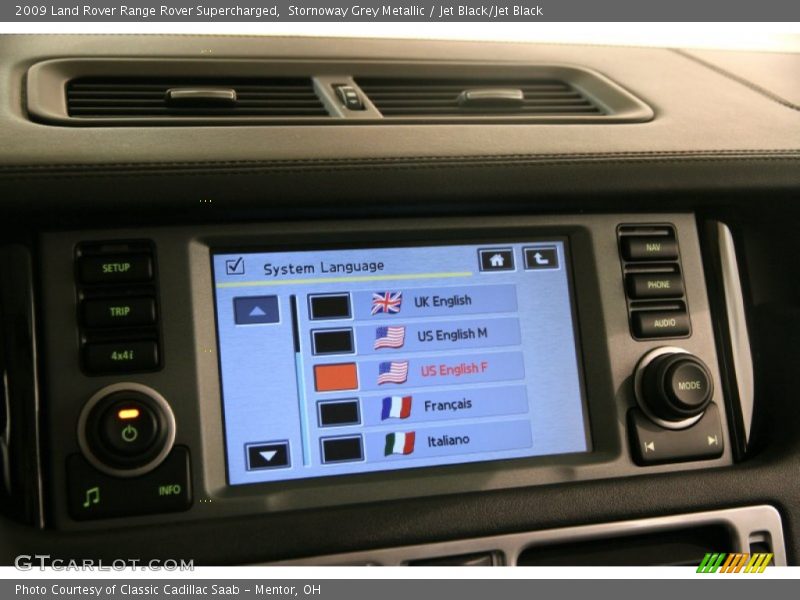 Stornoway Grey Metallic / Jet Black/Jet Black 2009 Land Rover Range Rover Supercharged