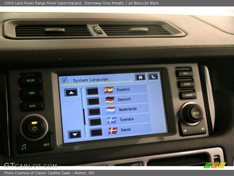 Stornoway Grey Metallic / Jet Black/Jet Black 2009 Land Rover Range Rover Supercharged