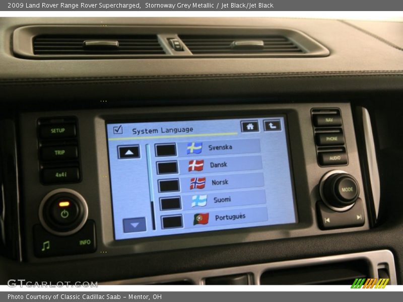 Stornoway Grey Metallic / Jet Black/Jet Black 2009 Land Rover Range Rover Supercharged