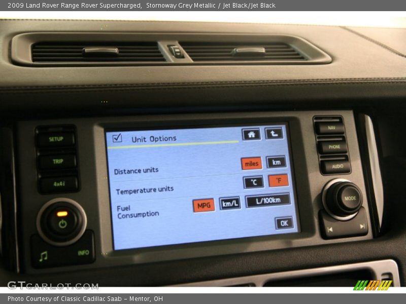 Stornoway Grey Metallic / Jet Black/Jet Black 2009 Land Rover Range Rover Supercharged