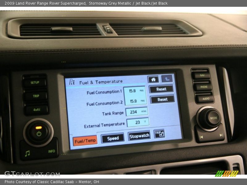 Stornoway Grey Metallic / Jet Black/Jet Black 2009 Land Rover Range Rover Supercharged