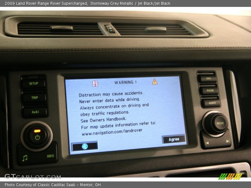 Stornoway Grey Metallic / Jet Black/Jet Black 2009 Land Rover Range Rover Supercharged