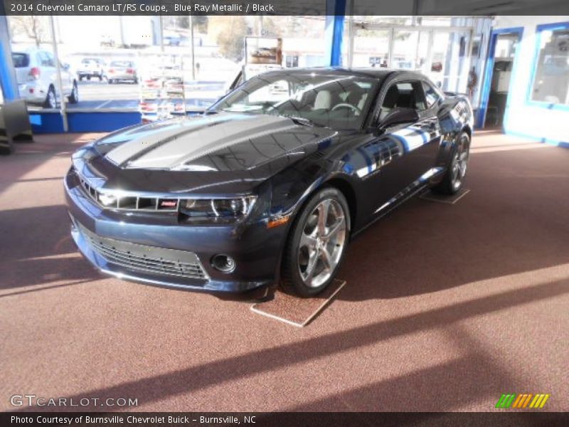 Blue Ray Metallic / Black 2014 Chevrolet Camaro LT/RS Coupe