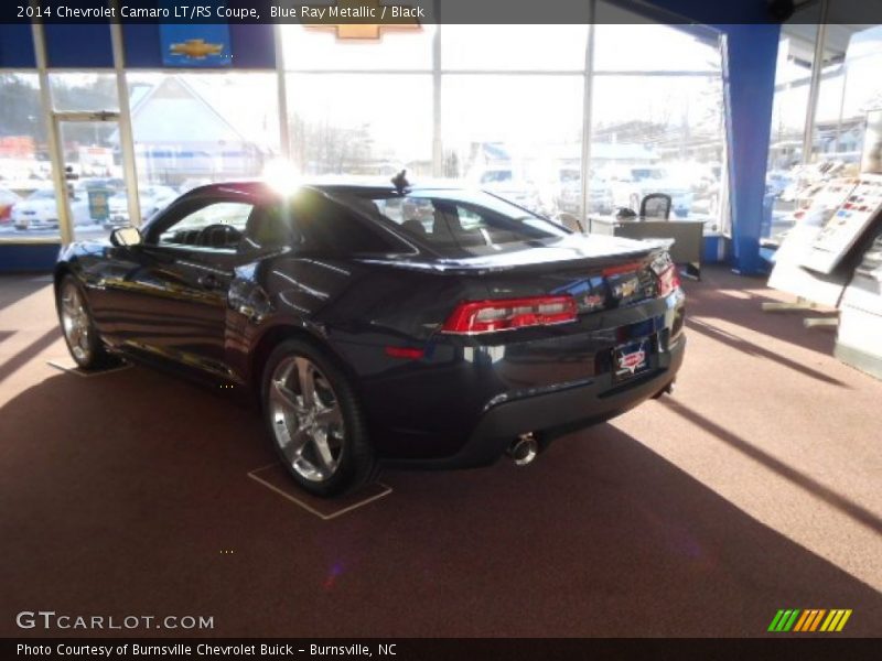 Blue Ray Metallic / Black 2014 Chevrolet Camaro LT/RS Coupe
