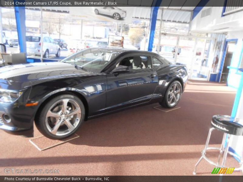 Blue Ray Metallic / Black 2014 Chevrolet Camaro LT/RS Coupe