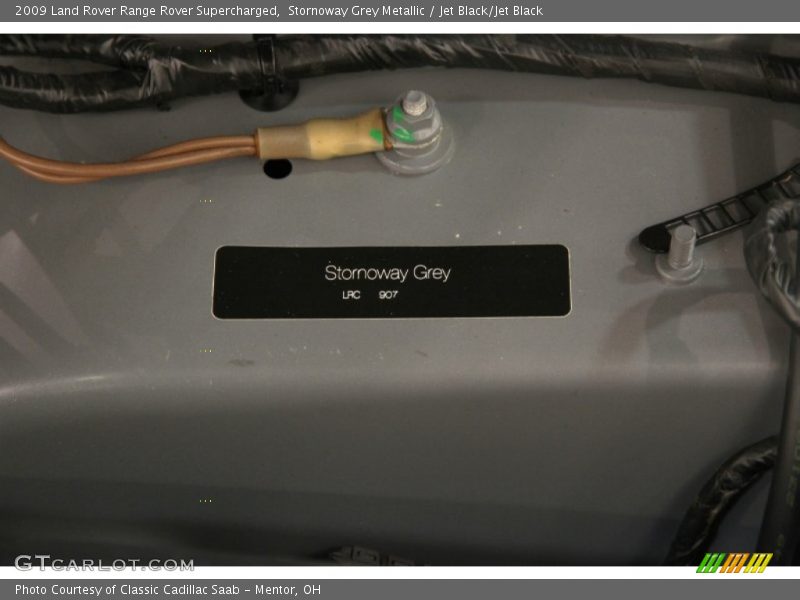 Stornoway Grey Metallic / Jet Black/Jet Black 2009 Land Rover Range Rover Supercharged