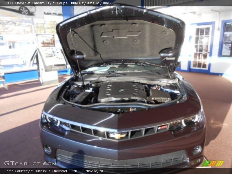 Blue Ray Metallic / Black 2014 Chevrolet Camaro LT/RS Coupe