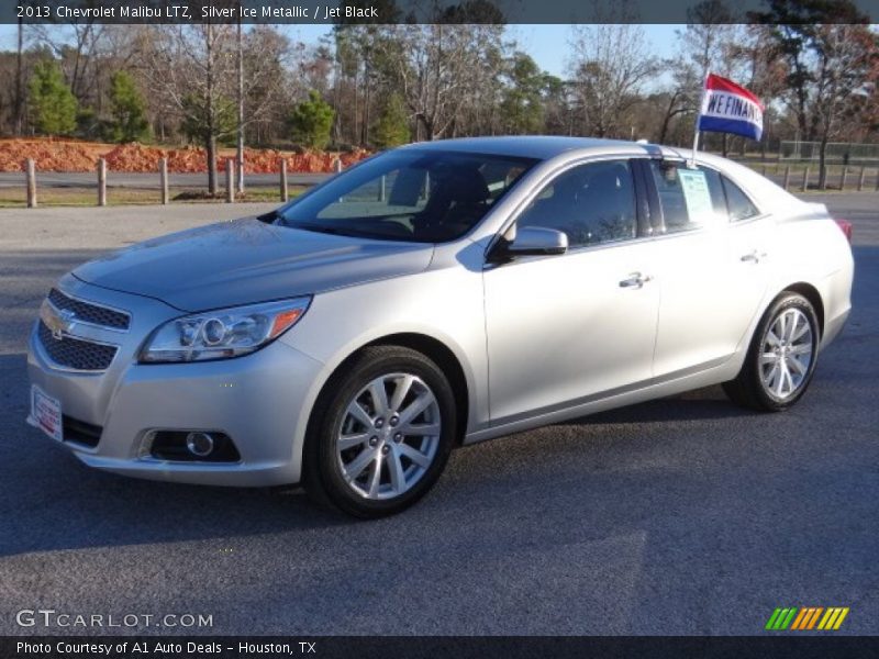 Silver Ice Metallic / Jet Black 2013 Chevrolet Malibu LTZ