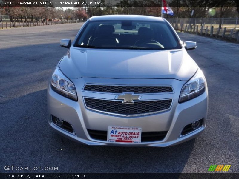 Silver Ice Metallic / Jet Black 2013 Chevrolet Malibu LTZ