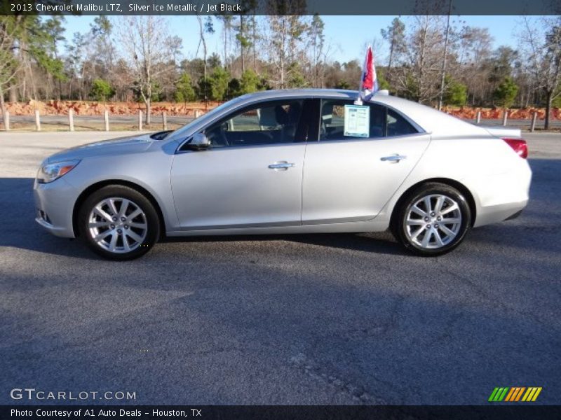 Silver Ice Metallic / Jet Black 2013 Chevrolet Malibu LTZ