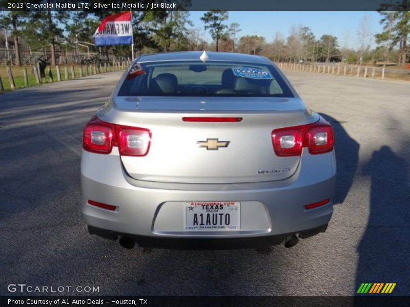 Silver Ice Metallic / Jet Black 2013 Chevrolet Malibu LTZ
