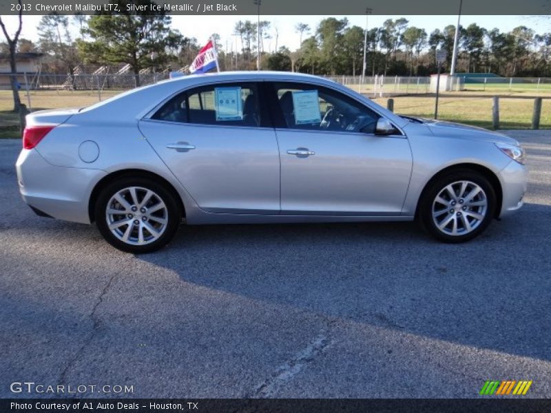 Silver Ice Metallic / Jet Black 2013 Chevrolet Malibu LTZ