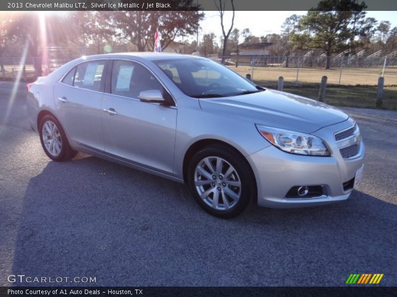 Silver Ice Metallic / Jet Black 2013 Chevrolet Malibu LTZ
