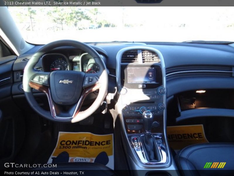 Silver Ice Metallic / Jet Black 2013 Chevrolet Malibu LTZ