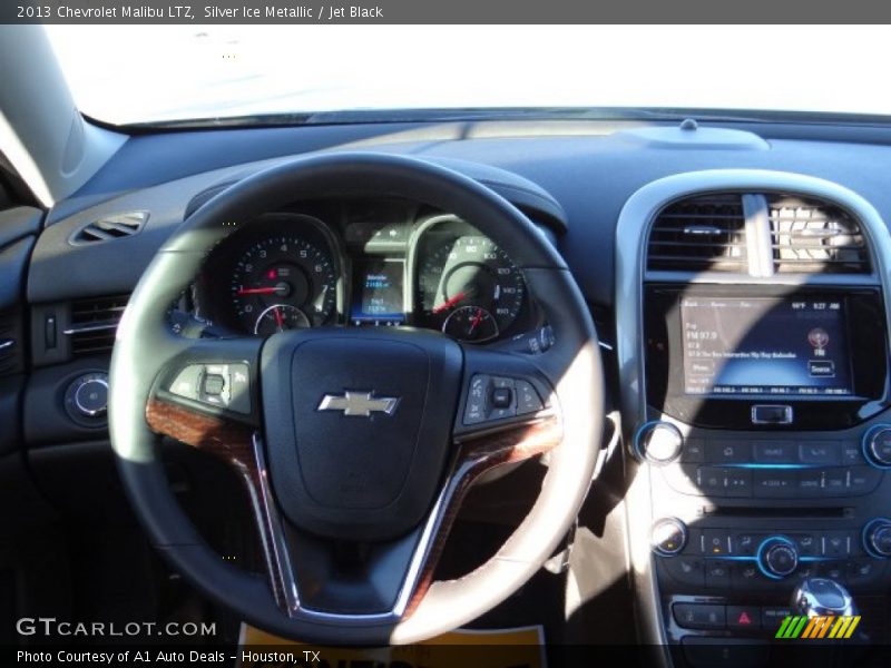 Silver Ice Metallic / Jet Black 2013 Chevrolet Malibu LTZ