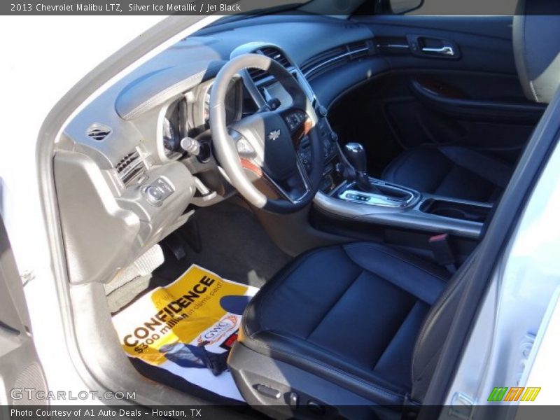 Silver Ice Metallic / Jet Black 2013 Chevrolet Malibu LTZ