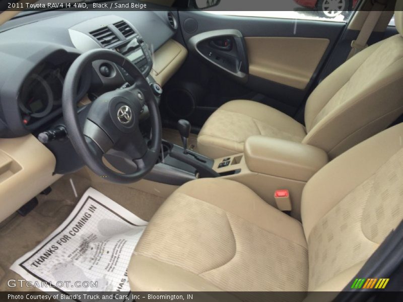 Black / Sand Beige 2011 Toyota RAV4 I4 4WD