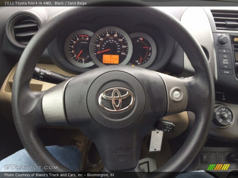 Black / Sand Beige 2011 Toyota RAV4 I4 4WD