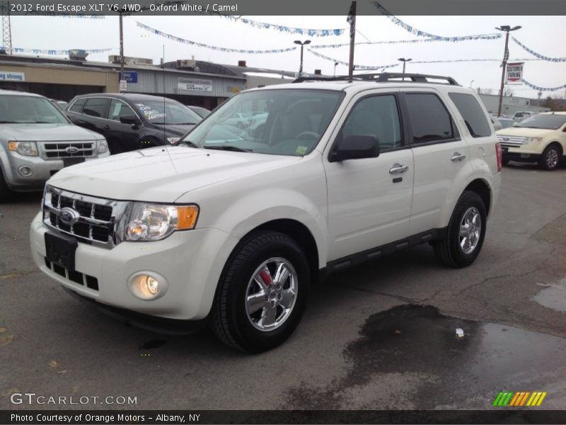 Oxford White / Camel 2012 Ford Escape XLT V6 4WD