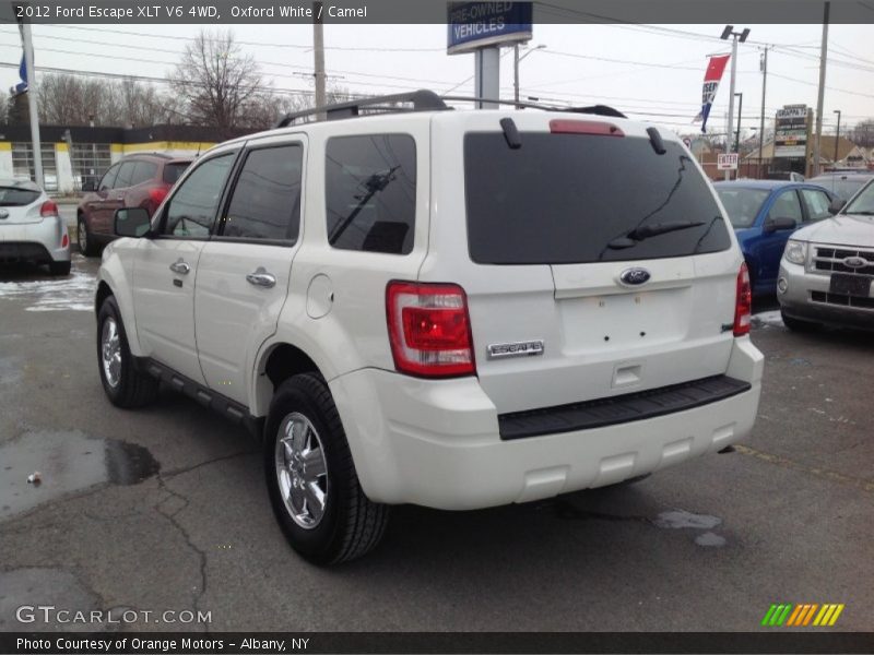 Oxford White / Camel 2012 Ford Escape XLT V6 4WD