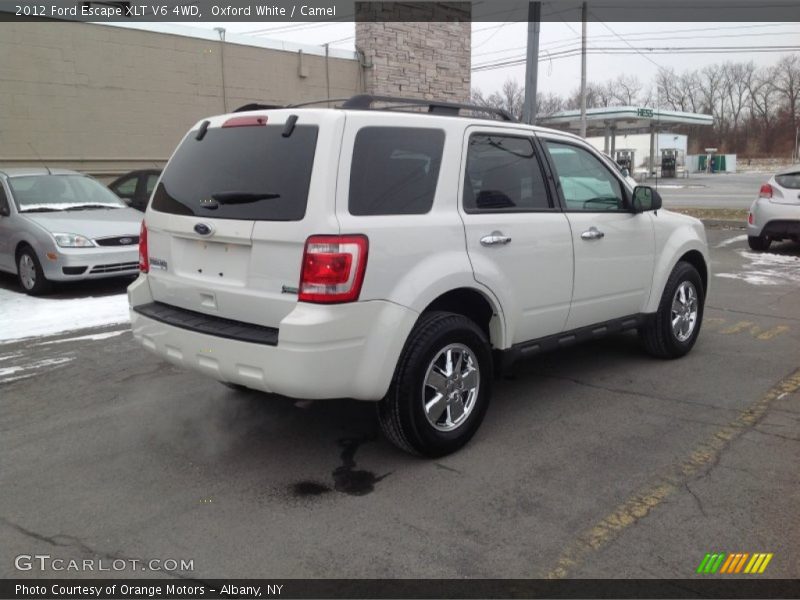 Oxford White / Camel 2012 Ford Escape XLT V6 4WD