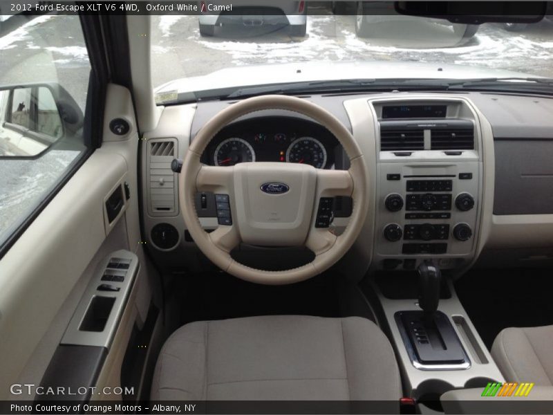 Oxford White / Camel 2012 Ford Escape XLT V6 4WD
