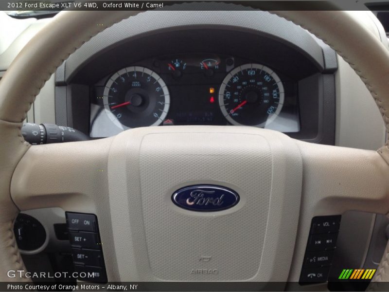 Oxford White / Camel 2012 Ford Escape XLT V6 4WD