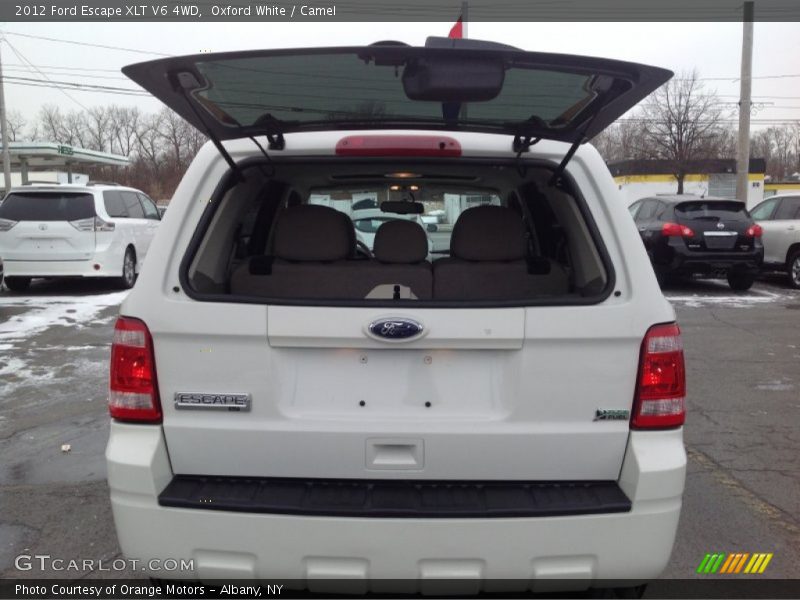 Oxford White / Camel 2012 Ford Escape XLT V6 4WD