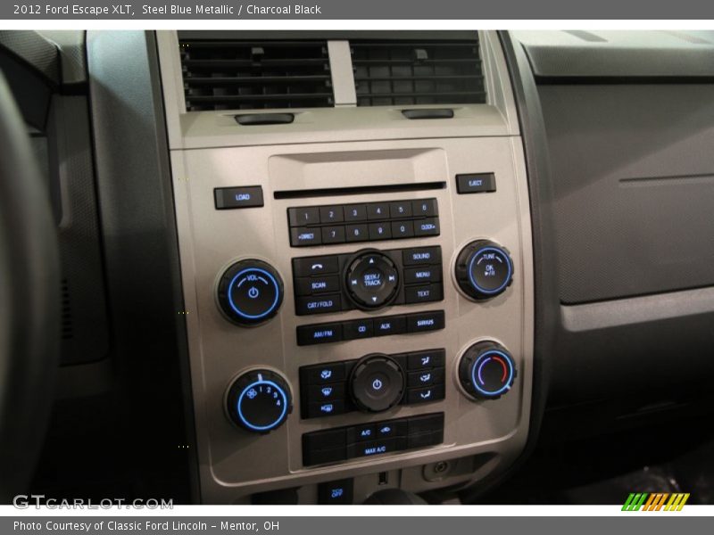 Steel Blue Metallic / Charcoal Black 2012 Ford Escape XLT
