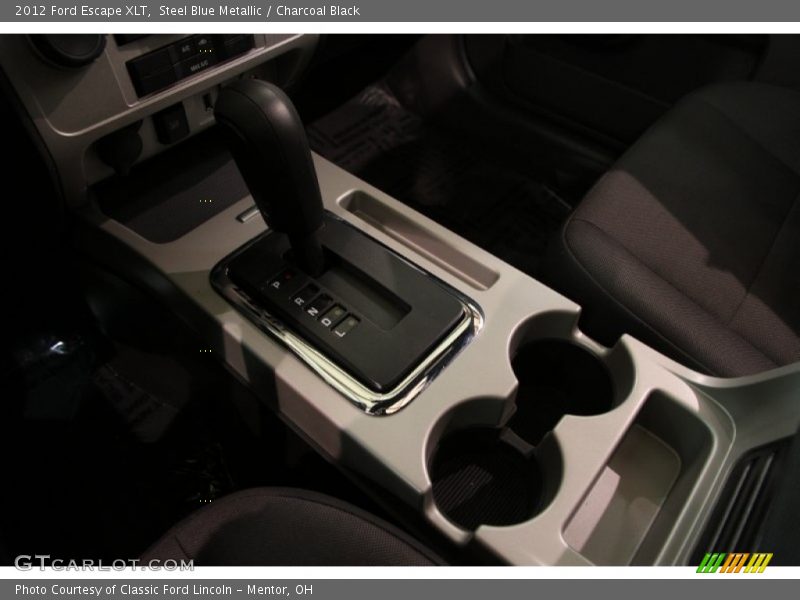 Steel Blue Metallic / Charcoal Black 2012 Ford Escape XLT