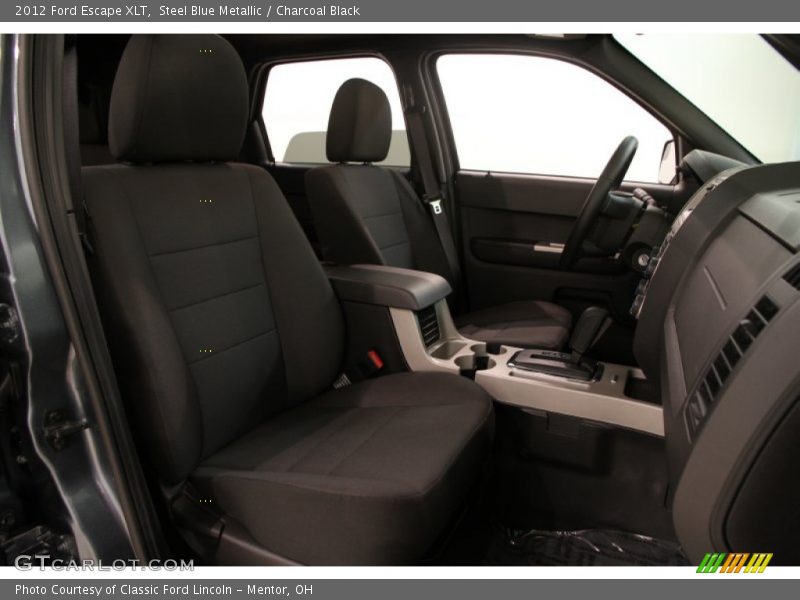 Steel Blue Metallic / Charcoal Black 2012 Ford Escape XLT