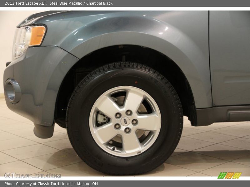 Steel Blue Metallic / Charcoal Black 2012 Ford Escape XLT