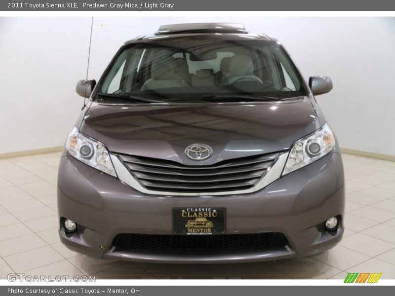 Predawn Gray Mica / Light Gray 2011 Toyota Sienna XLE