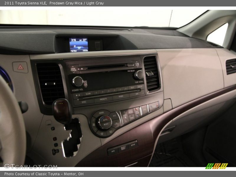 Predawn Gray Mica / Light Gray 2011 Toyota Sienna XLE