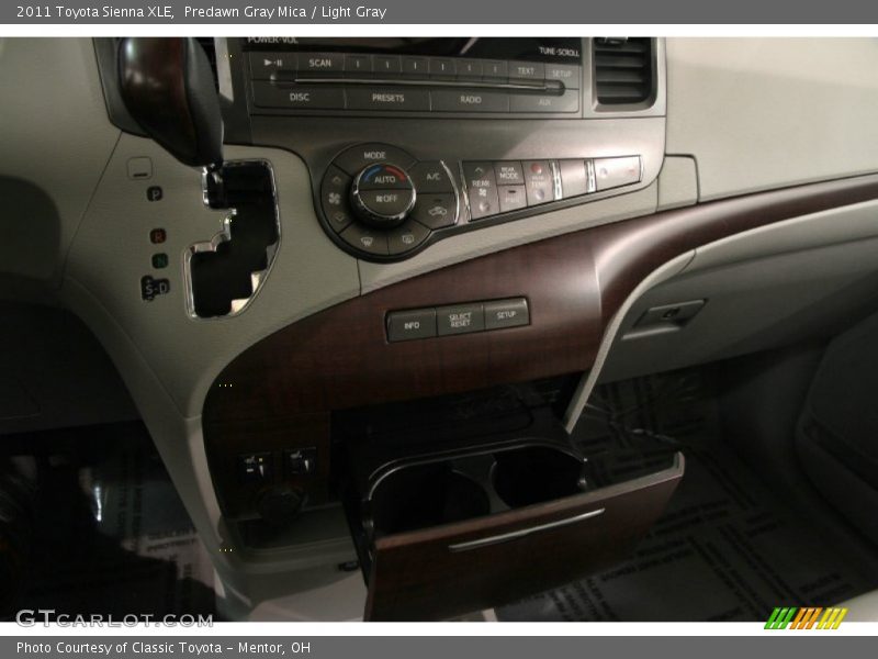 Predawn Gray Mica / Light Gray 2011 Toyota Sienna XLE