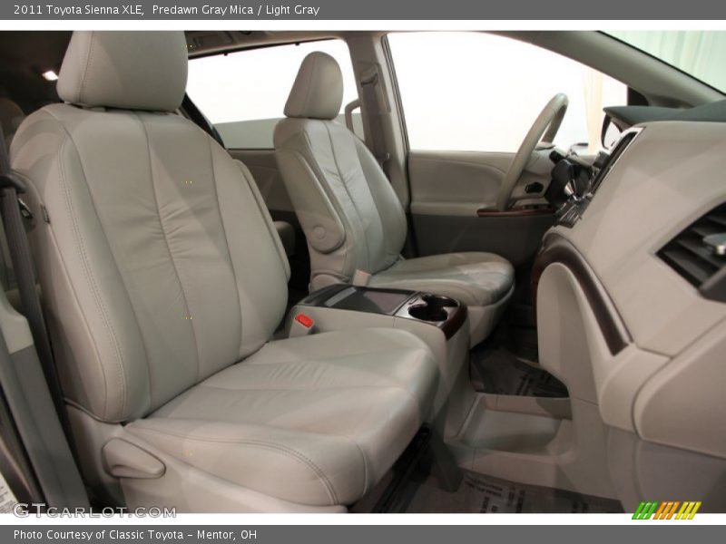 Predawn Gray Mica / Light Gray 2011 Toyota Sienna XLE