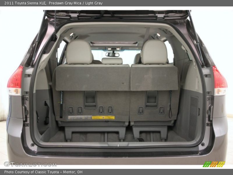 Predawn Gray Mica / Light Gray 2011 Toyota Sienna XLE