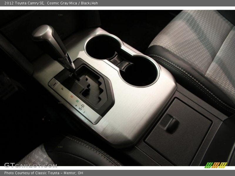 Cosmic Gray Mica / Black/Ash 2012 Toyota Camry SE
