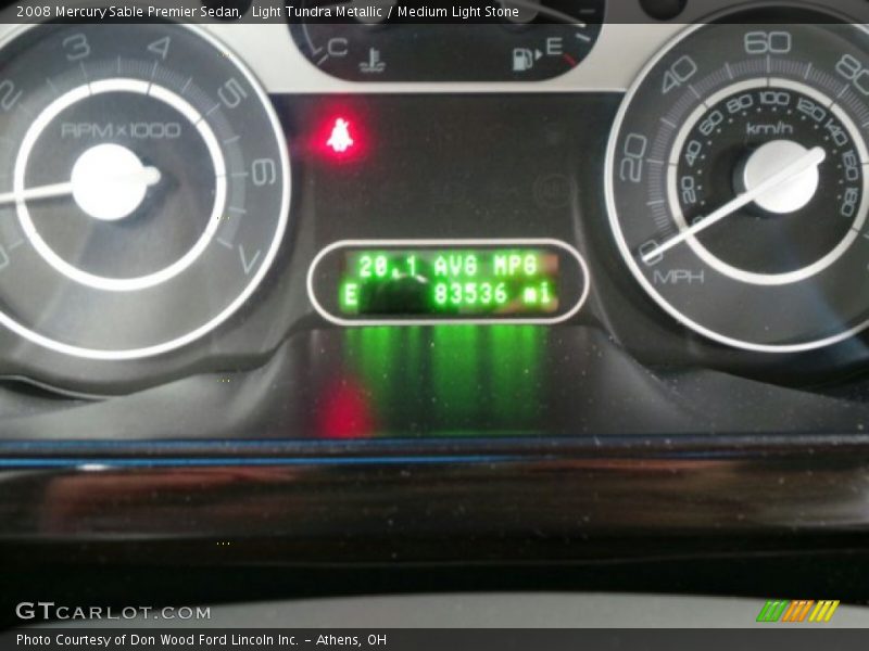 Light Tundra Metallic / Medium Light Stone 2008 Mercury Sable Premier Sedan