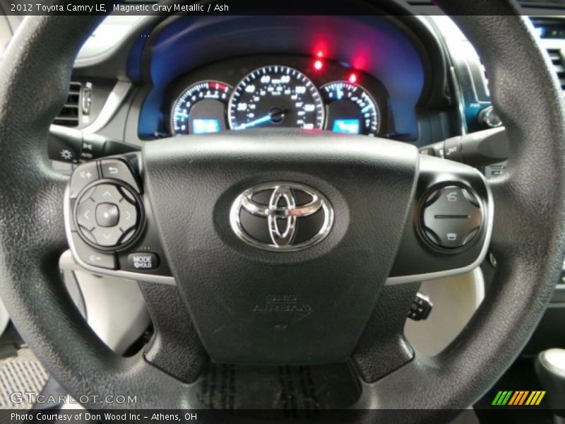 Magnetic Gray Metallic / Ash 2012 Toyota Camry LE