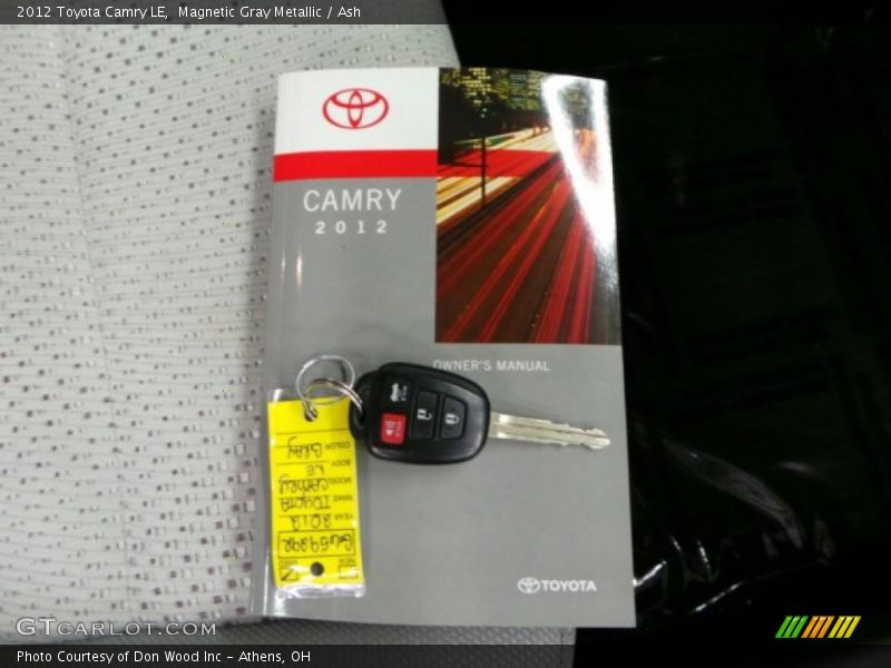 Magnetic Gray Metallic / Ash 2012 Toyota Camry LE